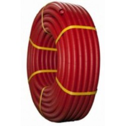 Tubo forrar rollo 23 rojo 50mt