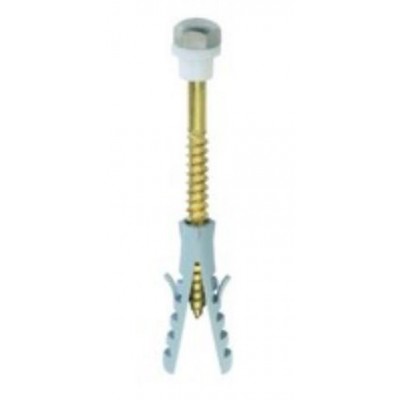 Juego fij tornillo wc vertical acero