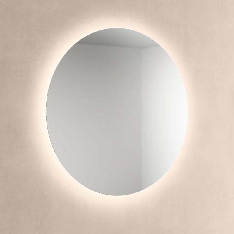 Espejo circular NOZOMI con luz LED