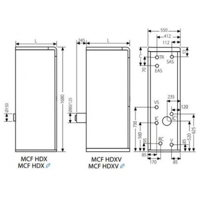 Caldera de gasoil Domusa MCF 30